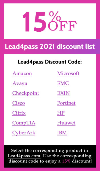 Free Latest Lead4pass IT Exam Dumps Questions And Answers